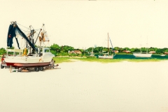 Red Leading the Workboat