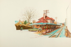 Cold Day at the Seaboard Station